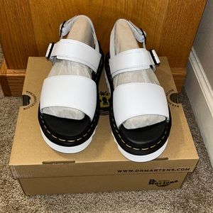 Voss White Women’s Strap Sandal Doc Martens